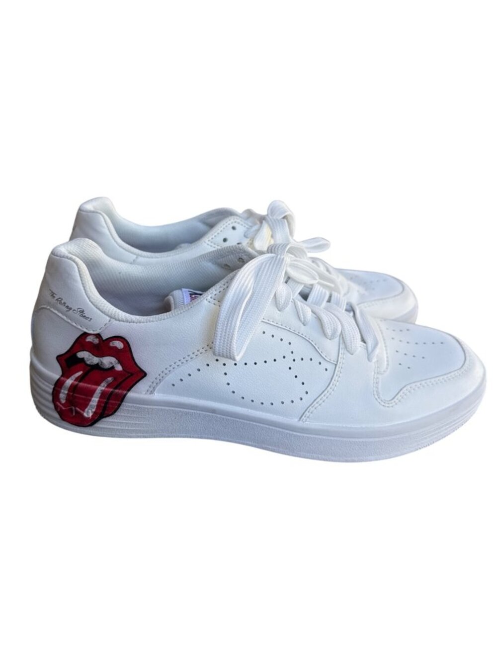 Mark Nason Rolling Stones Palmilla RS Marquee Mens 10 White Sneakers 210748